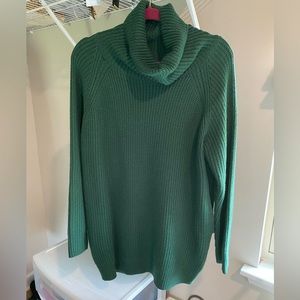 Turtleneck sweater dress
